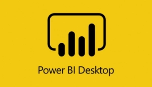 Logo von Power BI Desktop