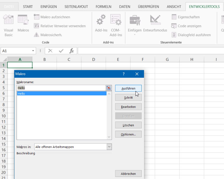 Screenshot Excel - Ausfuehren-des-Makros