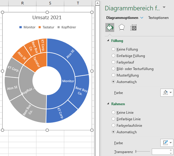 Screenshot Excel - Formatierung-im-Arbeitsbereich