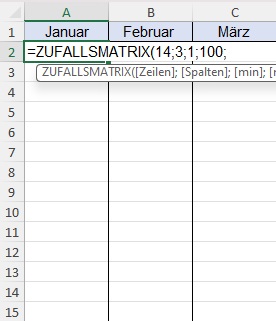 Screenshot Excel - ZUFALLSMATRIX_Schritt5